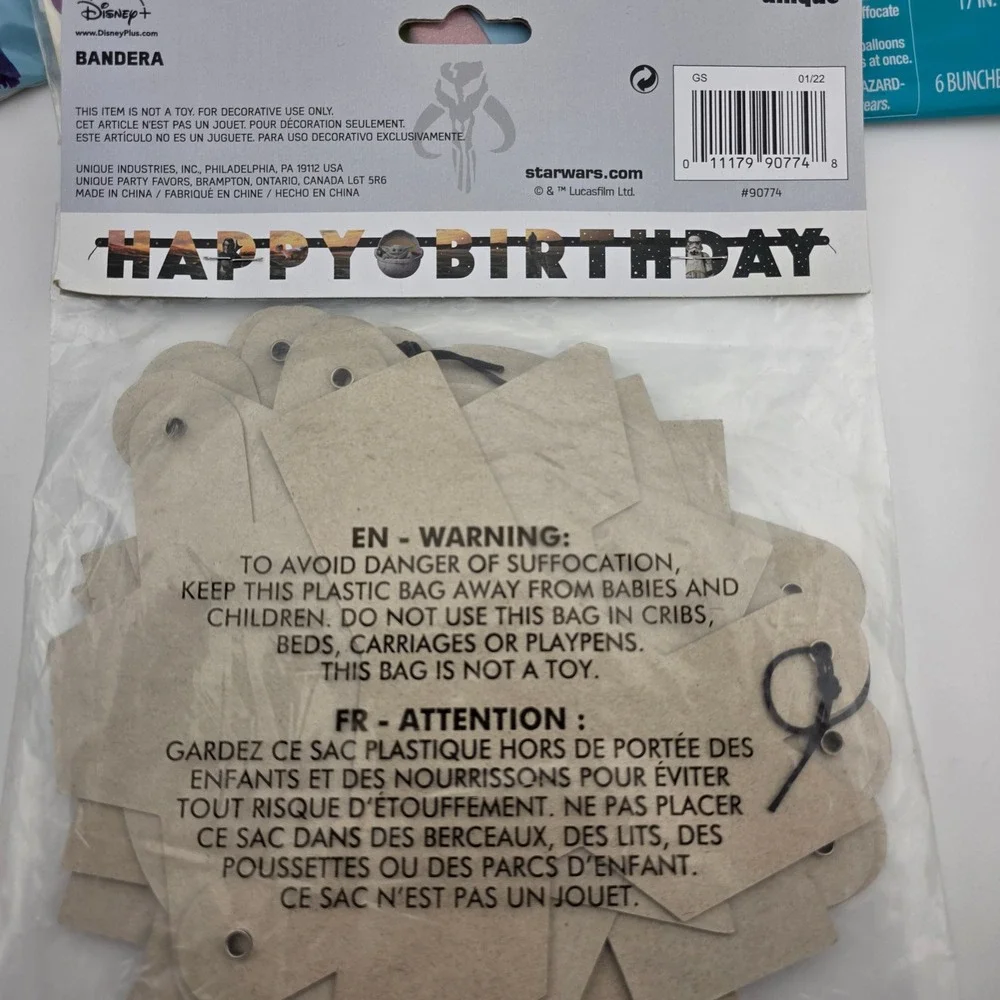 Birthday Party Decoration Bundle Balloons Banners DIY Kits Star Wars‎